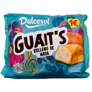 Dulcesol Guati's Cream Filled Pastry RRP 1 CLEARANCE XL 89p or 2 for 1.50