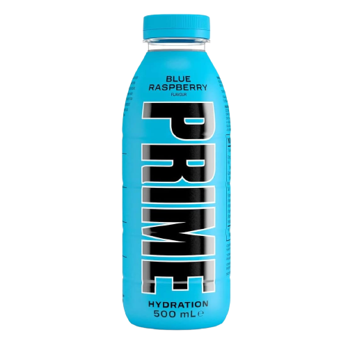 Prime Hydration Blue Raspberry Flavour 500ml RRP 1.99 CLEARANCE XL 59p or 2 for 1