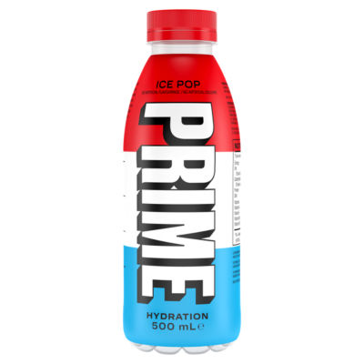 Prime Hydration Drink Ice Pop 500ml RRP 1.99 CLEARANCE XL 59p or 2 for 1