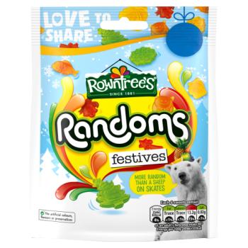 Rowntree's Randoms Festives Pouch 130g RRP 1.50 CLEARANCE XL 99p