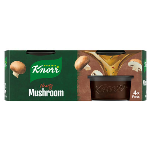 Knorr 4x 28g Stock Pot Hearty Mushroom 112g RRP 1.90 CLEARANCE XL 89p or 2 for 1.50