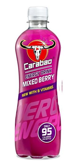 Carabao Energy Drink Mixed Berry 500ml Bottle RRP 1 CLEARANCE XL 39p or 3 for 99p
