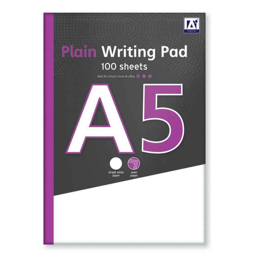 Design Group Plain Writing Pad A5 100 Sheets RRP £2.95 CLEARANCE XL £1 ...