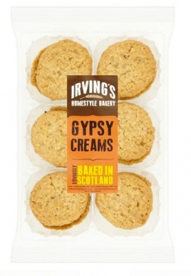 Irving's Homestyle Bakery Gypsy Creams 230g (Feb 24) RRP 1.89 CLEARANCE XL 89p or 2 for 1.50