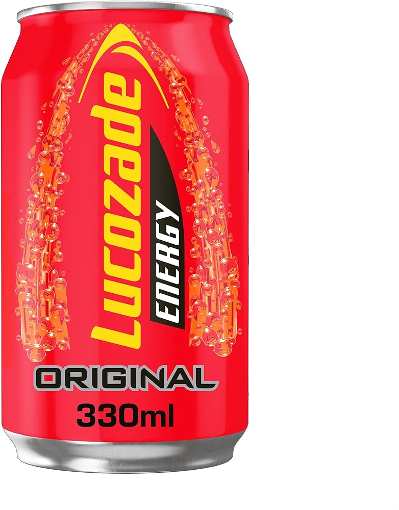 Lucozade Energy Original Can 330ml RRP 69p CLEARANCE XL 39p or 3 for 99p