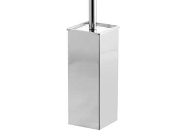 mDesign Toilet Brush & Square Stainless Steel Holder RRP 8.99 CLEARANCE XL 4.99