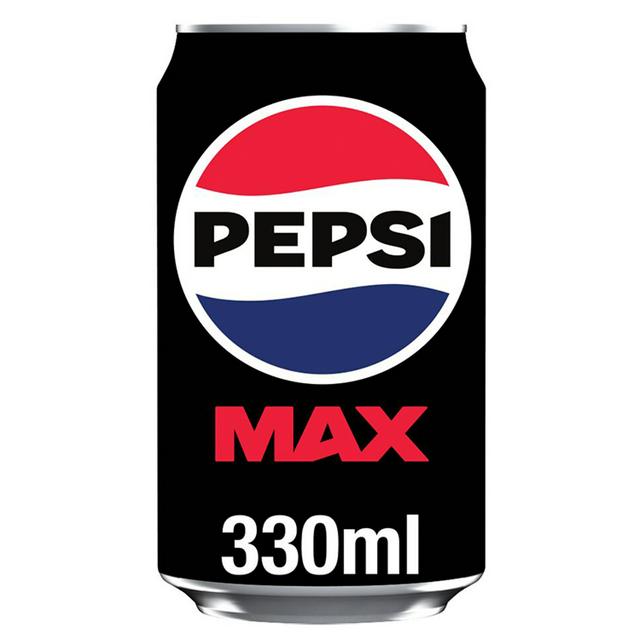 Pepsi Max No Sugar Cola Can 330ml RRP 59p CLEARANCE XL 39p or 3 for 99p