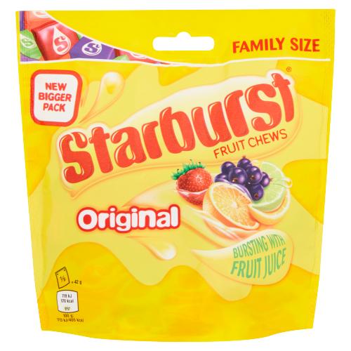 Starburst Original Fruit Chews Sweets Pouch Bag 210g RRP £1.35 ...