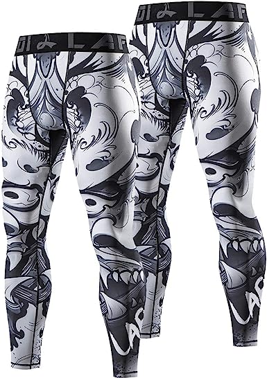 Lafroi 2x Men's Quick Dry Compression Leggings Waistband XL YSK08 Hannya  RRP £22.99 CLEARANCE XL £16.99 Clearance Approved Food & Drink and more