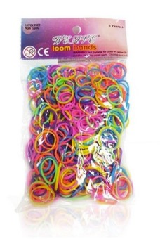 NEW PRICE Weave Loom Bands Bag RRP 1.00 CLEARANCE XL 0.10 or 20 for 1.00